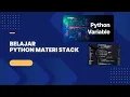 Belajar Python Materi Stack