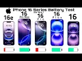 Download Lagu iPhone 16 Pro Max vs iPhone 16e vs iPhone 16 ve 16 Plus vs 16 Pro - iOS 18.6.1 ULTIMATE BatteryTest 