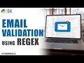 Check Validate E-Mail Address in Python Using Regex Python Validate Email
