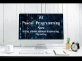 Pascal Programming Introduction