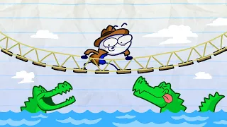 Gameboy Meets World | Pencilmation Cartoons!