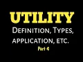Utility definition types etc