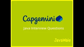 Java Developer Telephonic Interview Capgemini 2016