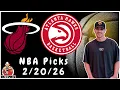 Heat vs Hawks 26 NBA Picks and Predictions Nick Menken NBA Best Bets Betting Tips
