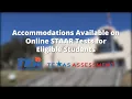 Accommodations Available on Online STAAR Tests for Eligible Students