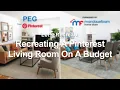 Recreating A Pinterest Living Room On A Budget MF Home TV
