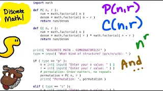 Solving Discrete Math Combinatorics problems with Python