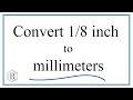 Convert of an Inch to Millimeters