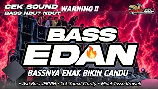 dj cek sound full bass terbaru 2026 bassnya enak bikin candu