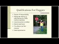 Flagging Basics for a Two Lane Roadway