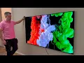 2025 LG 83 G5 4K OLED unboxing and wall mounting - LG WB22EGB slim wall mount