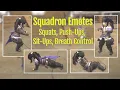 FFXIV Unlock Squadron Emotes Squats Push-Ups Sit-Ups Breath Control Guide