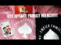 UNBOXING THE ACE FAMILY MERCH EXCITED