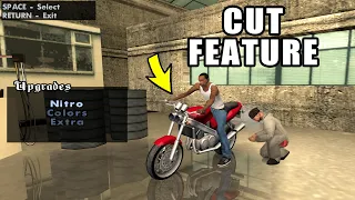 GTA San Andreas Had a Cut Motorcycle Tuning Feature