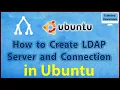 3 LDAP Apache Directory Studio Create LDAP Server and Connection in Ubuntu