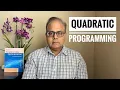 Quadratic Programming QP Optimization Lecture 37