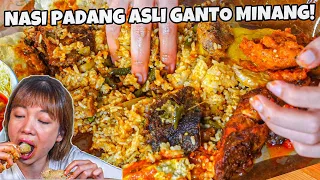 the queen of padang rice is back authentic ganto minang padang rice mukbang flooded with sauce 