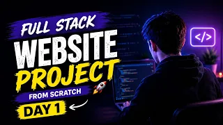 Build a Full Stack Website from Scratch Day 1 Python Django Project Series Hindi