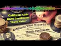e1 - Finally Proof My Birth Certificate Is a Bank Note says CA Vital Records
