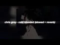 Lagu chris grey - cold blooded (slowed + reverb)