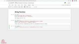 10 Python Practical String functions len lower upper swapcase by Ram Krishn Mishra