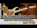 Download Lagu DAN BYRD | BOULEVARD GUITAR SOLO with GUITAR PRO 7 TABS and BACKING TRACK | ALVIN DE LEON (2020)