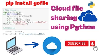 Day 128 Cloud file sharing using Python