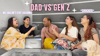 DAD TRIES TO GUESS & PRONOUNCE GEN Z WORDS 😂 | THE SHUKLA SISTERS