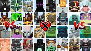 MINECRAFT MOB TOURNAMENT BUT THE MOBS CAN'T HEAL | Minecraft Mob Battle
