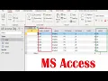 MS Access tutorial update values column in table from another column in same table