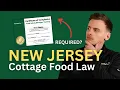 New Jersey Cottage Food Law Required Food Manager Certification