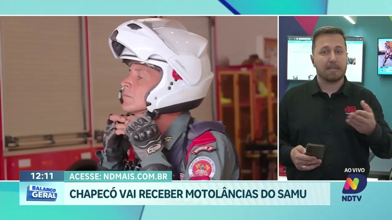 Chapecó Adota Motolâncias do SAMU para Melhorar Atendimentos