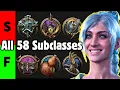 BEST SUBCLASS Tier List in Baldur s Gate 3 Patch 8