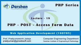 Lecture 18 - PHP Read form data using POST