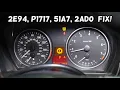 BMW 3 SERIES CODE 2e94 P1717 51a7 2ad0 Transmission Light Engine Light BMW E90 E91 E92 E93