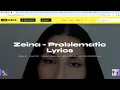 Zeina – Problematic Lyrics