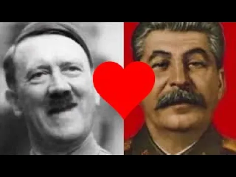 Hitler and Stalin having a great time