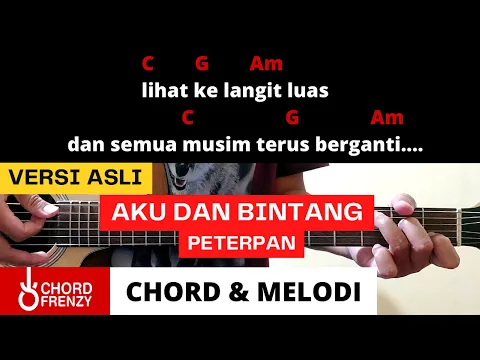 Download MP3 Tutorial Gitar (Aku dan Bintang) - Peterpan || Chord & Melodi Versi Asli