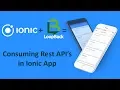 7 - Ionic 3 with Loopback Angular 5 Node MongoDB Consume Rest APIs in Ionic App