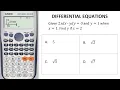 CalcYou Solving Differential Equations Using Calculator Example 2