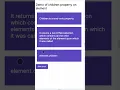 DOM Element children property - Web API JavaScript Interview