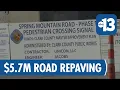 Clark County greenlights 5 7M Spring Mountain Road repaving in Chinatown