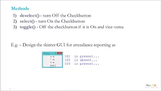 Python - tkinter Checkbutton