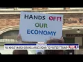 No Kings protest draws crowd to downtown Greensboro to protest Trump Musk policies