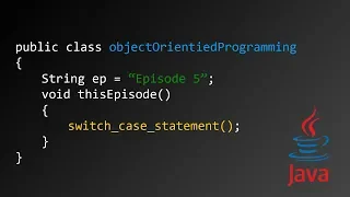 OOP With Java EP5 Switch Case Statement