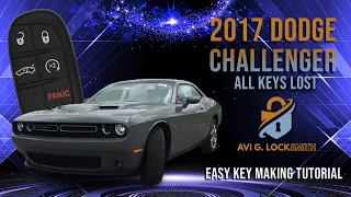 Mastering Key Fob Making 2017 Dodge Challenger All Keys Lost Key Programming Tutorial