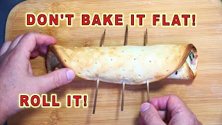 Don't Bake Your Frozen Pizza Flat! Try THIS Crispy Pizza Roll Hack 🍕🔥 #PizzaHack