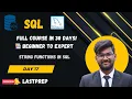 Day 17 of SQL SQL String Functions in MySQL 30 Days of SQL