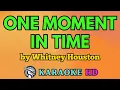 Download Lagu One Moment in Time KARAOKE by Whitney Houston 4K HD @samsonites