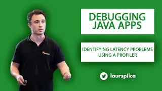 Identifying latency problems in a Java app using a profiler